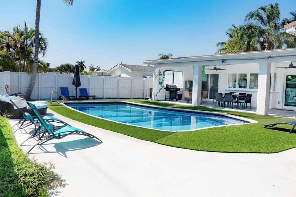 Luxurious & Modern Open Floor Plan Heated Pool Villa Hollywood Eksteriør billede